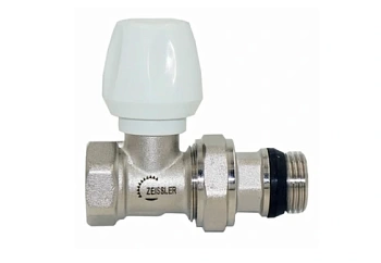 вентиль радиаторный регулировочный прямой с кольцом уплотнительным "быстрого монтажа" 3/4"