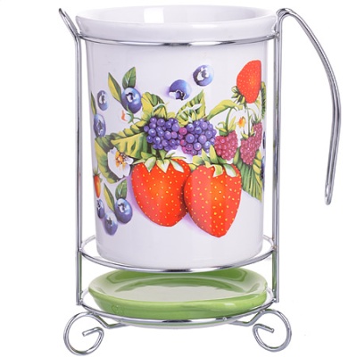 26287 подставка для стол/прибор 3пр ягоды lr (х24)