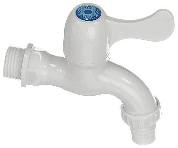 кран водоразборный пластмассовый