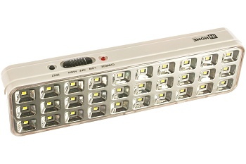светильник светодиодный сба 1098-30dc 30 led 1.2а.ч lithium<br/>battery dc аварийный in home 4690612029511