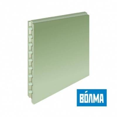 пазогребневая плита влагостойкая волма 667*500*80 (пустотелая)(30)
