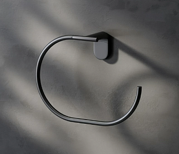 a8434422 x-joy кольцо для полотенец черный