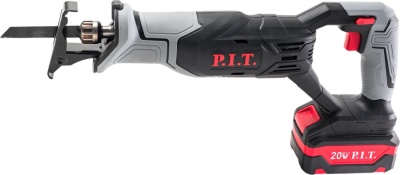 пила сабельная аккумуляторная p.i.t. psa20h-115a/1, 20в, li-ion 1х2ач