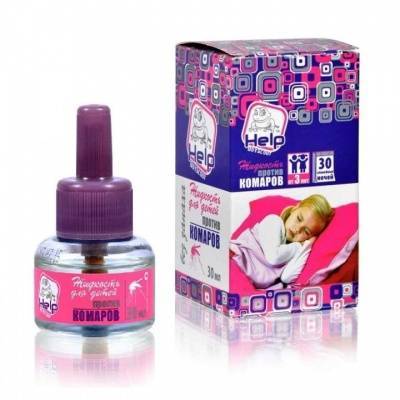 жидкость детская от комаров, 30 ночей /24 help
