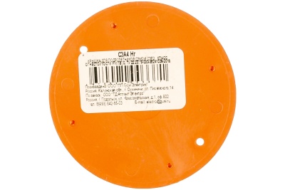 крышка подрозетника (оранж), d-75, авс пластик, оранж.,негорюч.,пв-0 (320)