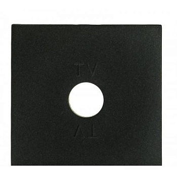 накладка розетки tv черный бархат lk60 865108-1 распродажа