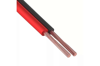 провод акустический черн/красн. 2*0.75 (100м)