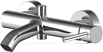 af130-20c aquanet minima смеситель для ванны, короткий излив, картридж sedal 35мм, хром (261814)